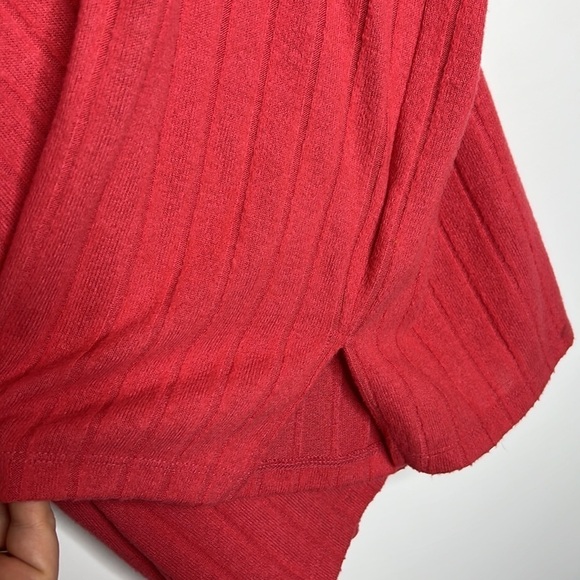 Anthropologie Eri + Ali xL Ribbed Mock Cowl Neck Lightweight Dolman knit Sweater - Picture 7 of 9